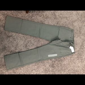 Uniqlo slim fit chino flat front pants gray